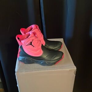 Jordan rubber boots, girls size 3 youth